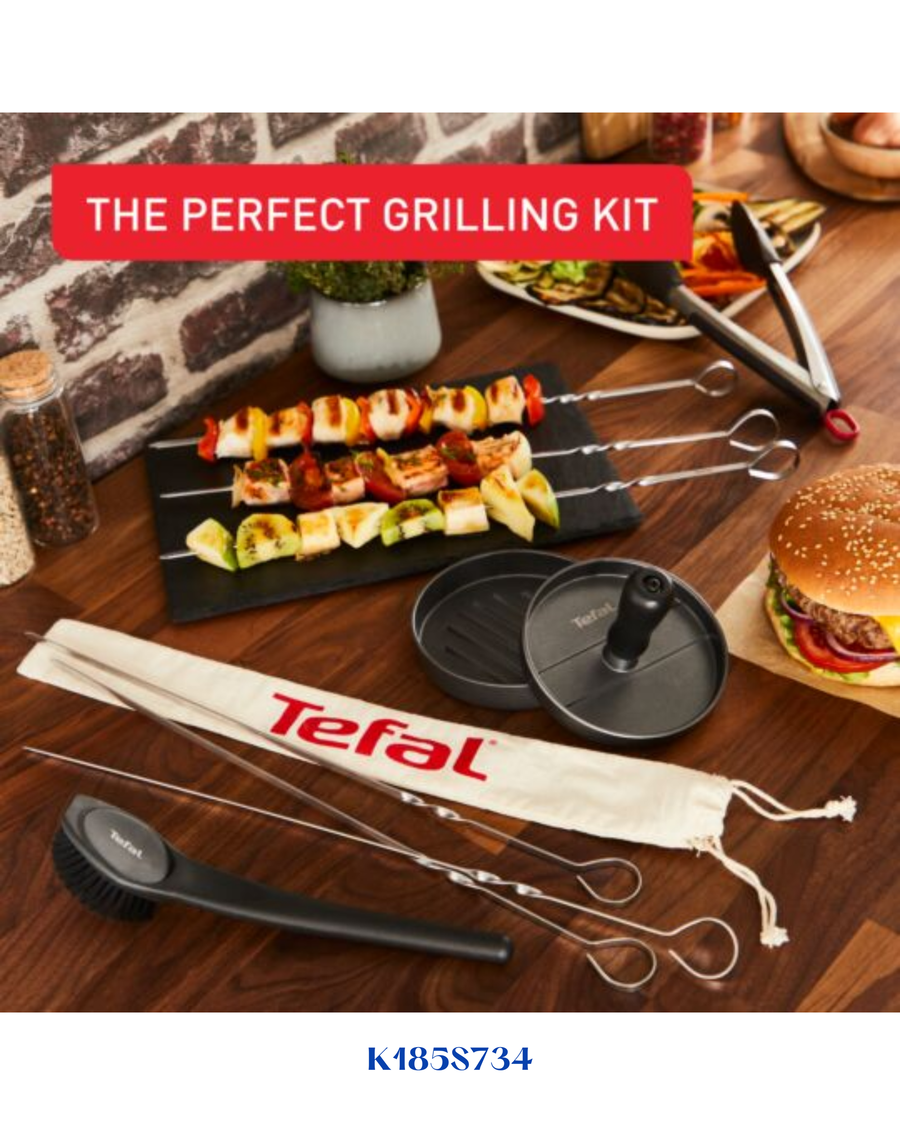 TEFAL SET OF 6 XL SKEWERS