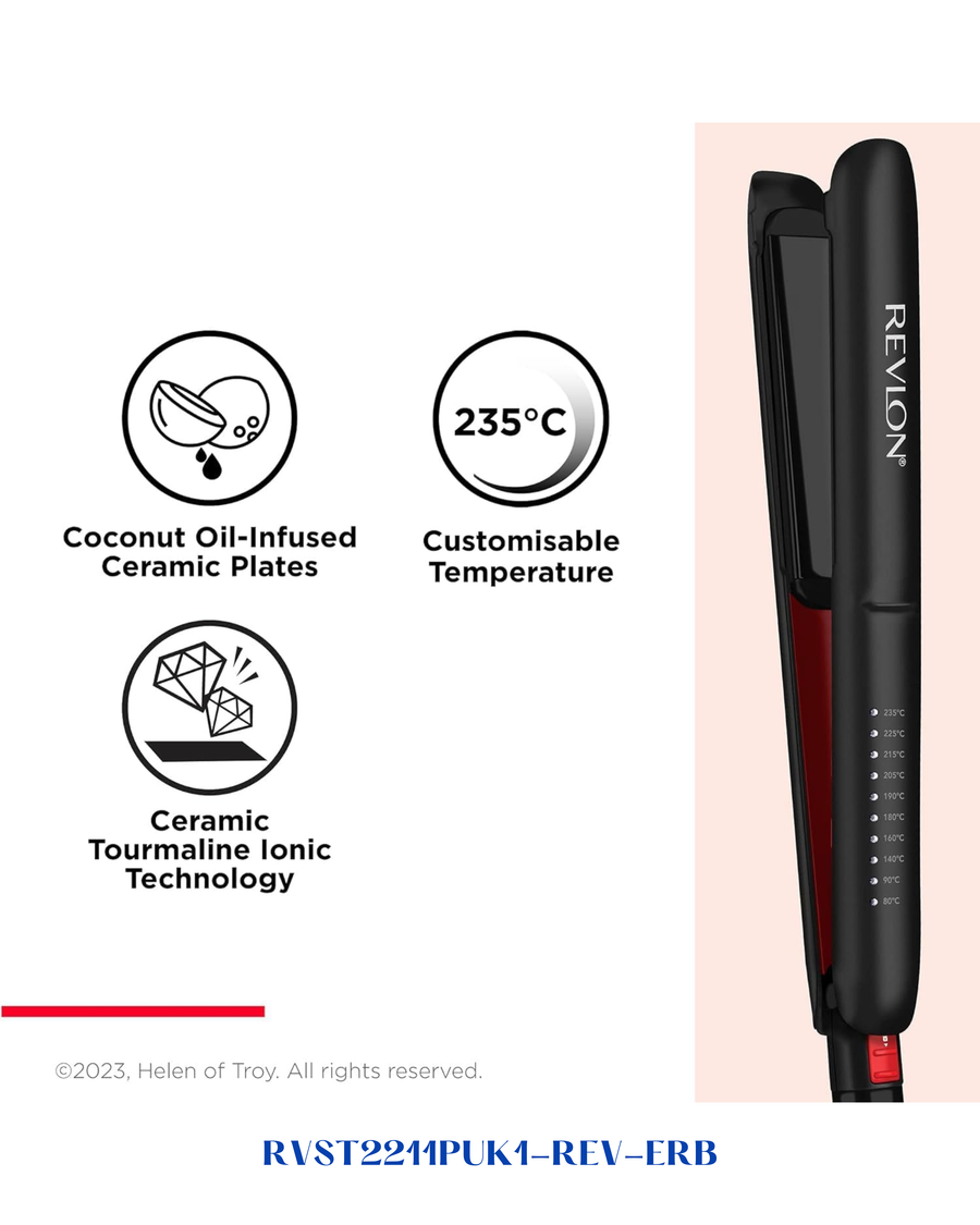 REVLON SMOOTHSTAY COCONUT OIL-INFUSED HAIR STRAIGHTENER