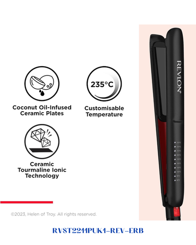 REVLON SMOOTHSTAY COCONUT OIL-INFUSED HAIR STRAIGHTENER