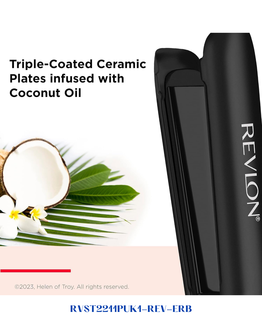 REVLON SMOOTHSTAY COCONUT OIL-INFUSED HAIR STRAIGHTENER
