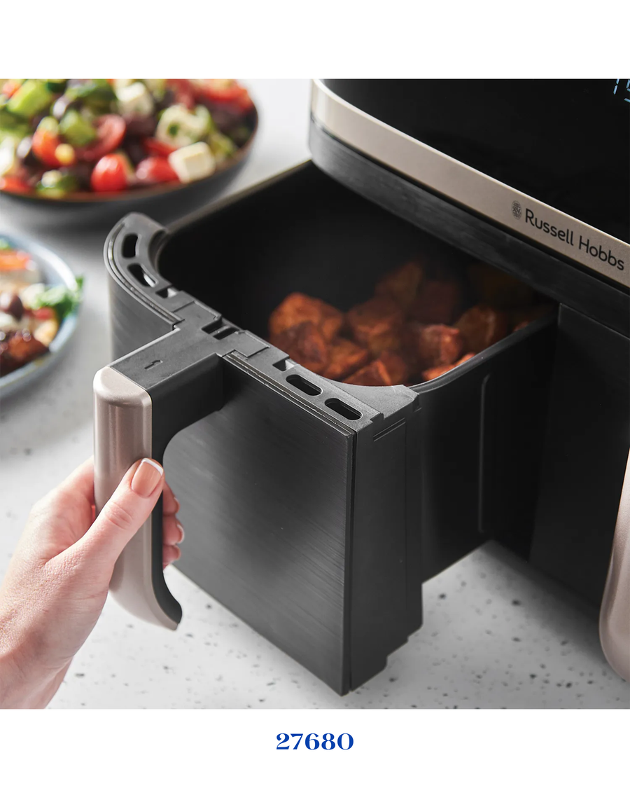 RUSSELL HOBBS SATISFRY DUAL BASKET AIR FRYER
