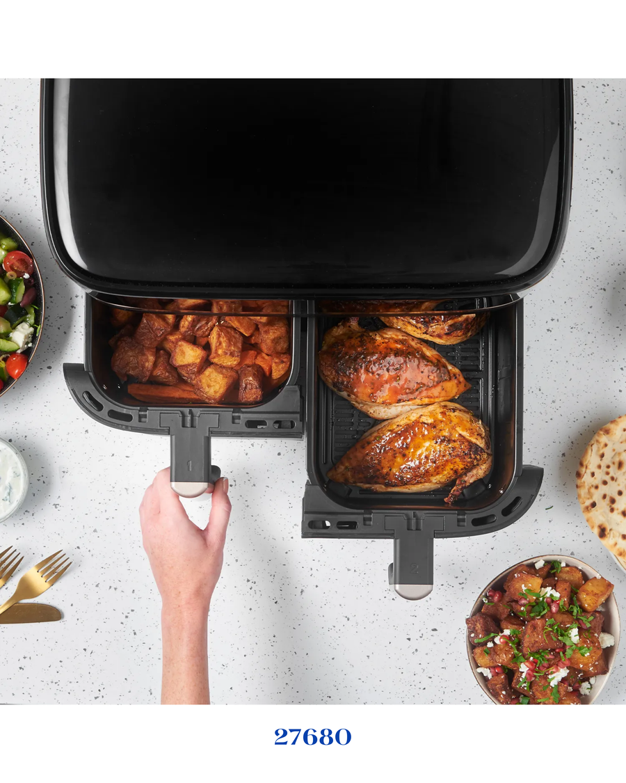 RUSSELL HOBBS SATISFRY DUAL BASKET AIR FRYER