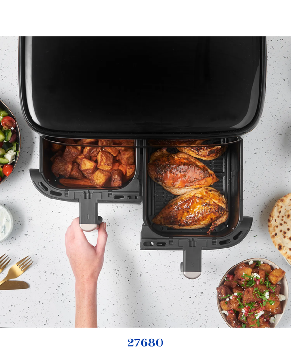 RUSSELL HOBBS SATISFRY DUAL BASKET AIR FRYER