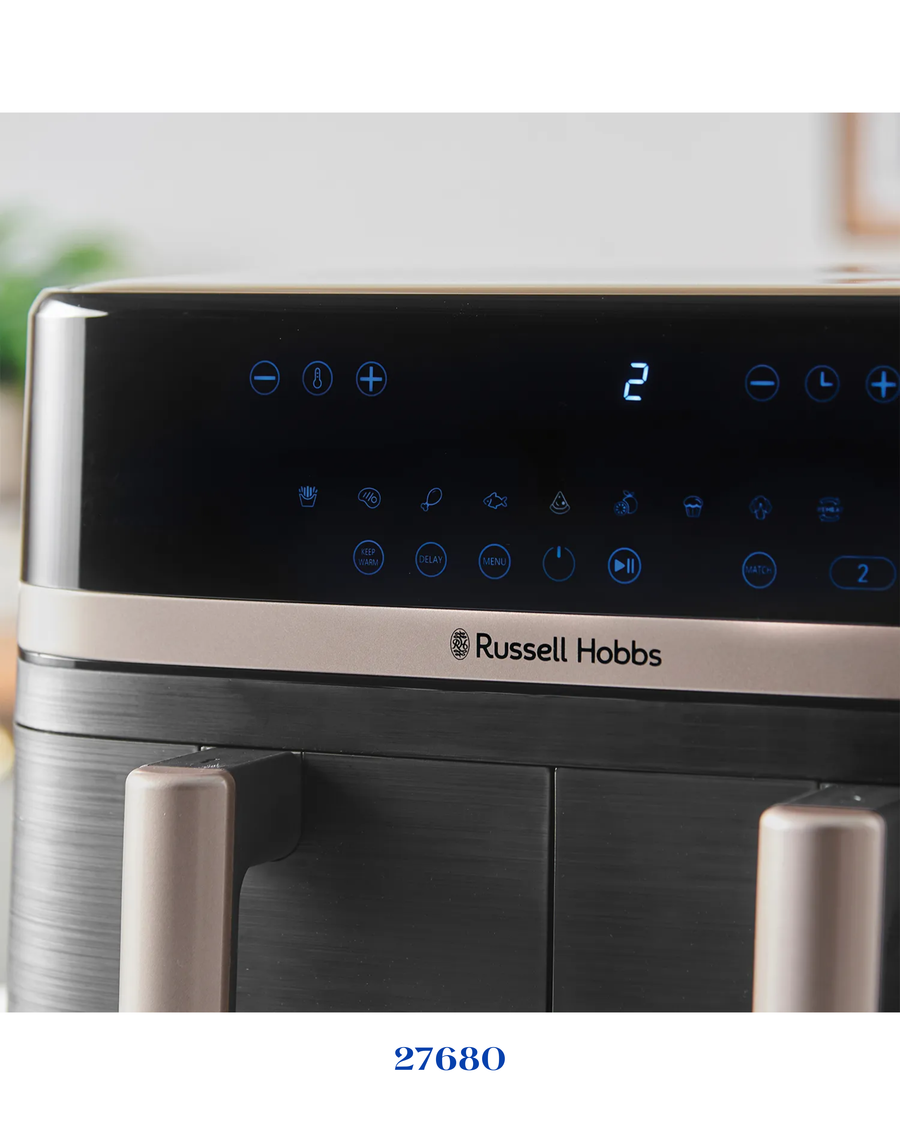 RUSSELL HOBBS SATISFRY DUAL BASKET AIR FRYER