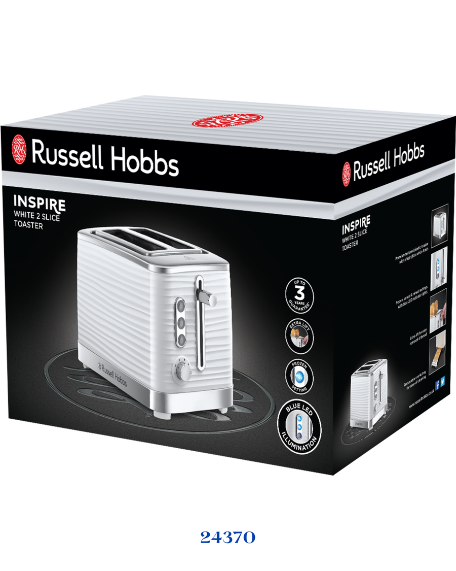 RUSSELL HOBBS INSPIRE TWO SLICE TOASTER