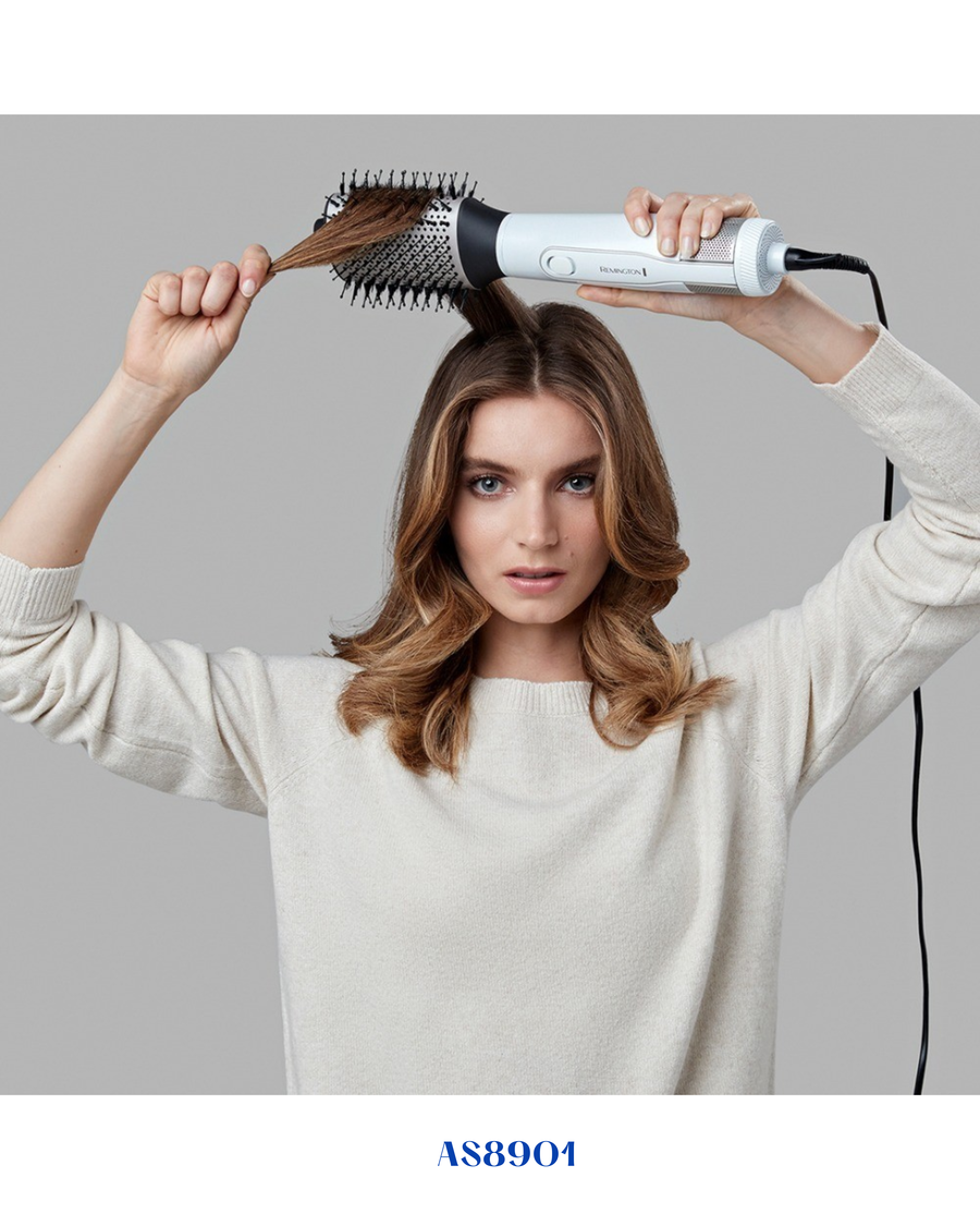 REMINGTON HYDRA LUXE HOT AIR HAIR BRUSH 1200W