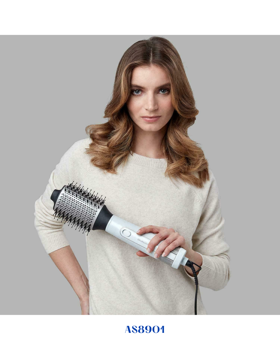 REMINGTON HYDRA LUXE HOT AIR HAIR BRUSH 1200W