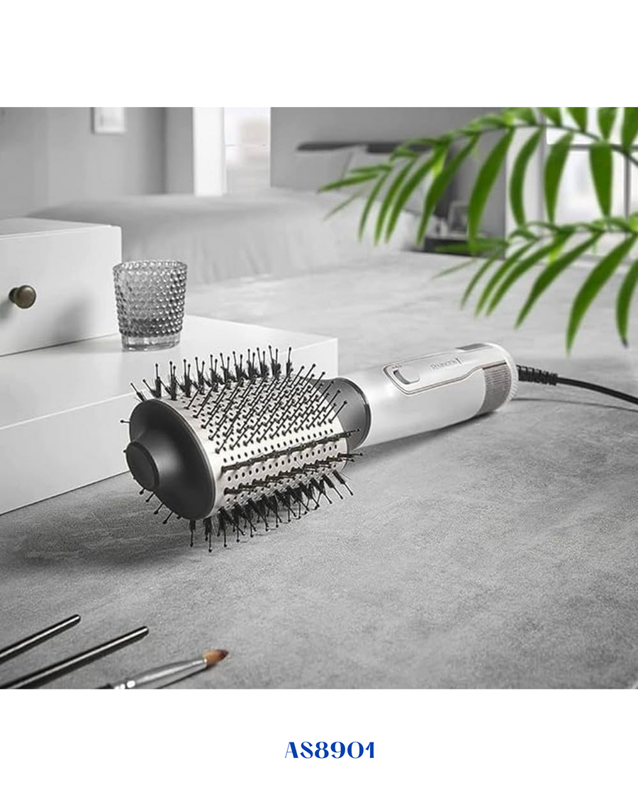 REMINGTON HYDRA LUXE HOT AIR HAIR BRUSH 1200W