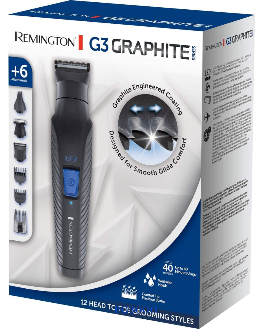 REMINGTON GRAPHITE SERIES G3 MULTI GROOMING KIT