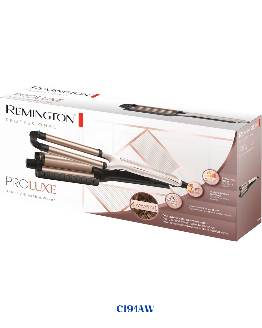REMINGTON PROLUXE 4-IN-1 ADJUSTABLE WAVER