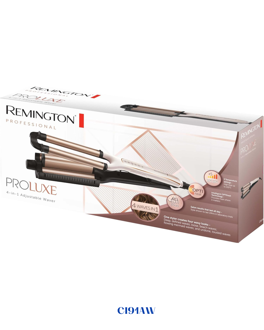 REMINGTON PROLUXE 4-IN-1 ADJUSTABLE WAVER
