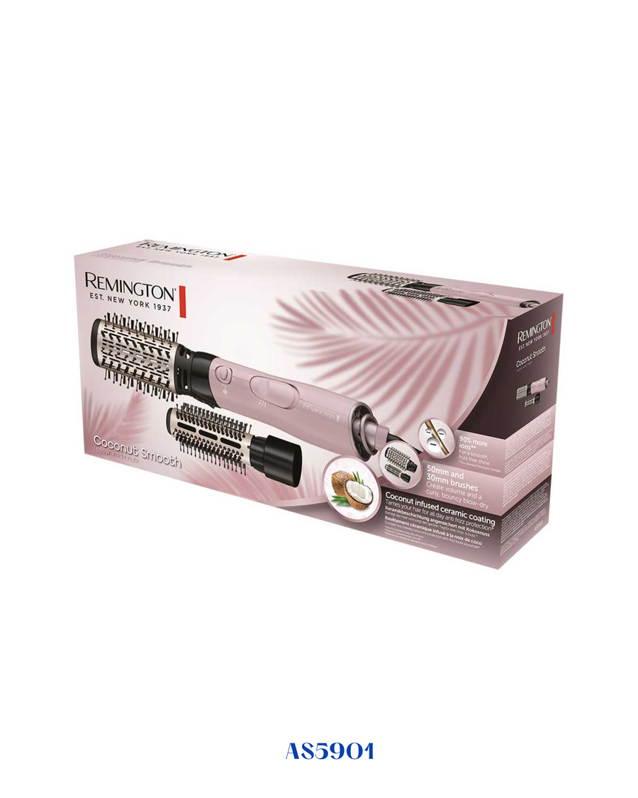 REMINGTON COCONUT SMOOTH HOT AIR STYLER 1000W
