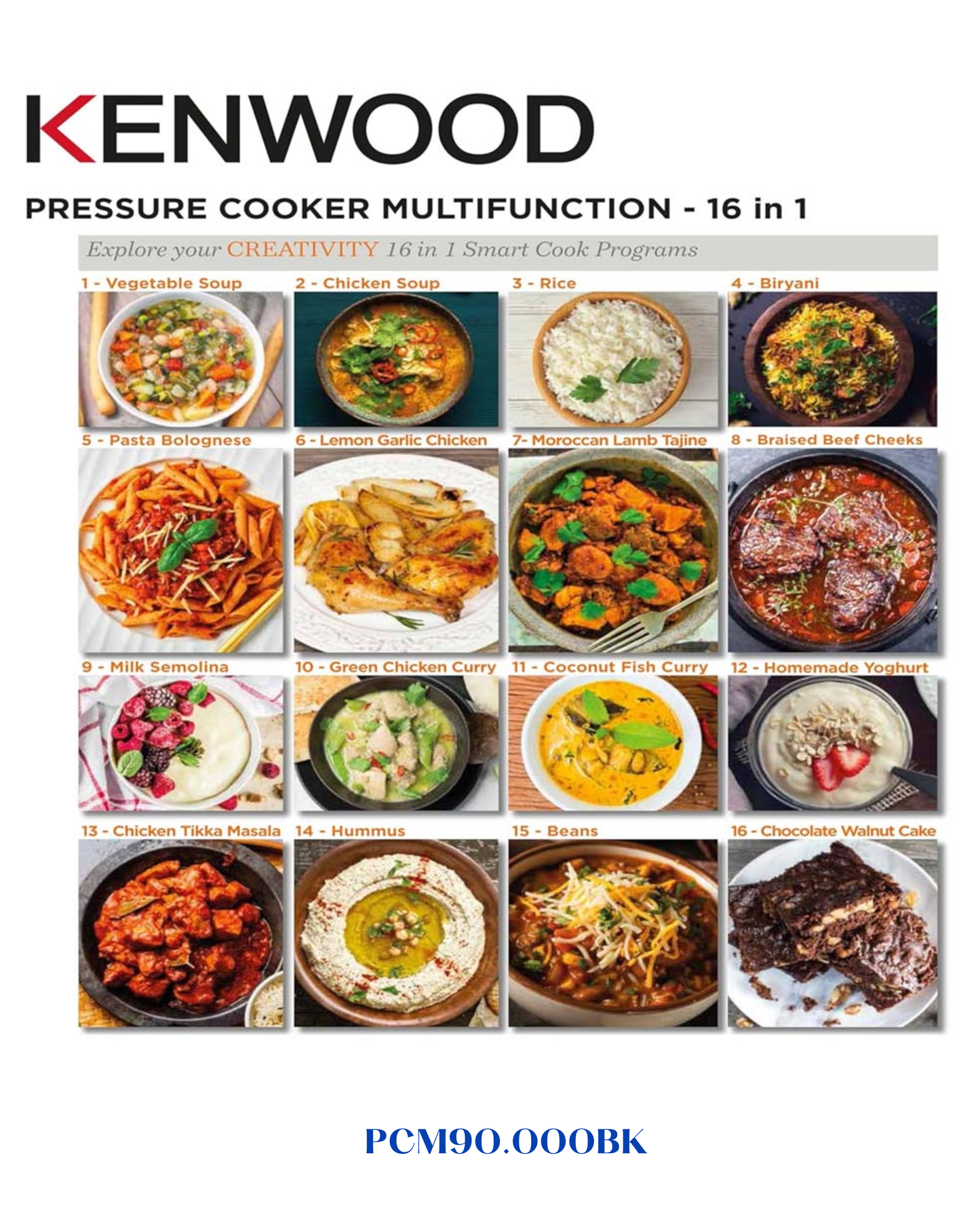 KENWOOD MULTI COOKER 1000W-6L