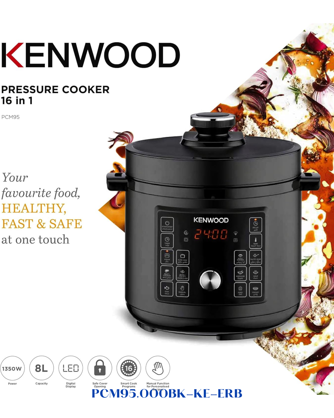 KENWOOD MULTI COOKER 1350W 8L