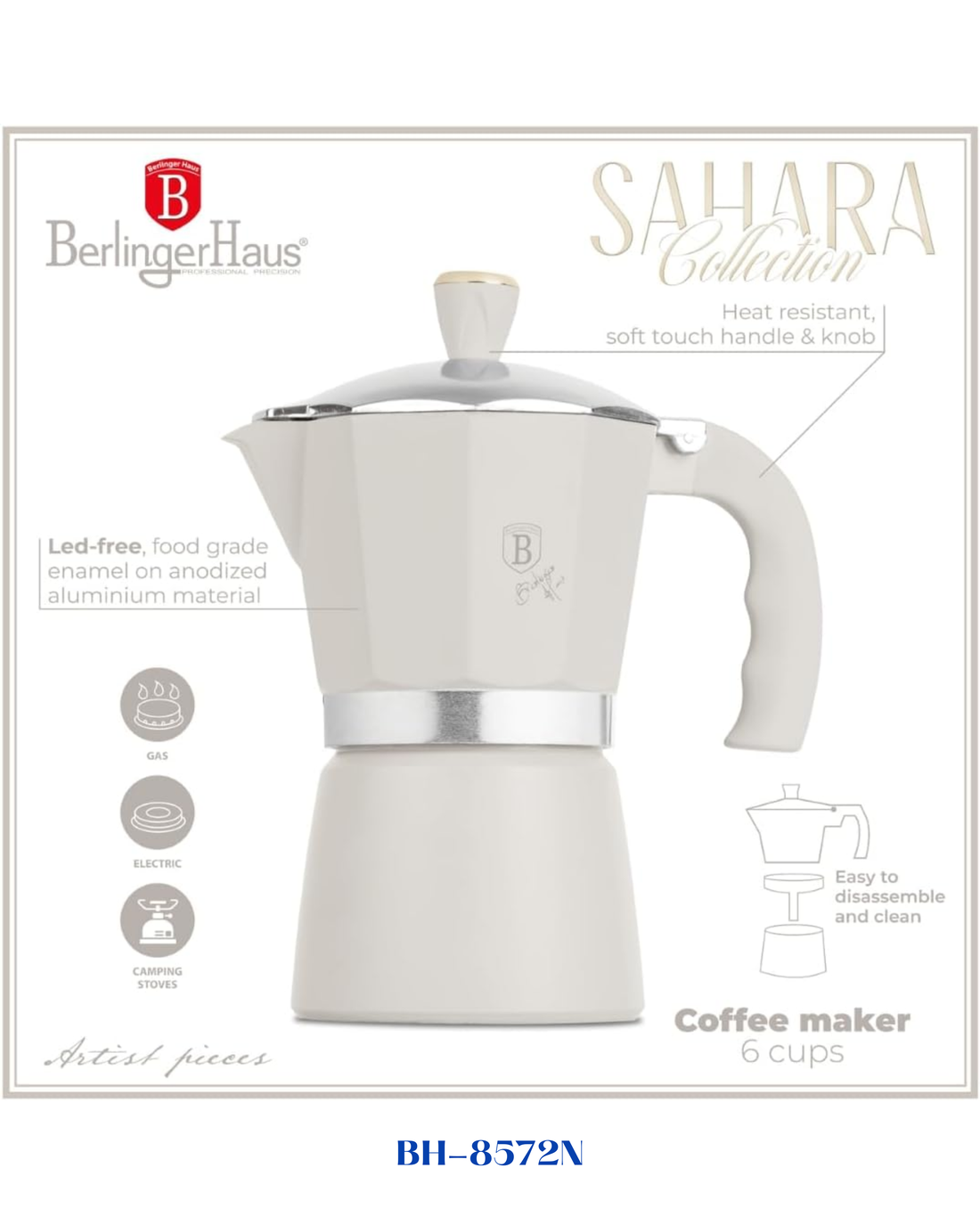 BERLINGER HAUS COFFEE MAKER 6 CUPS