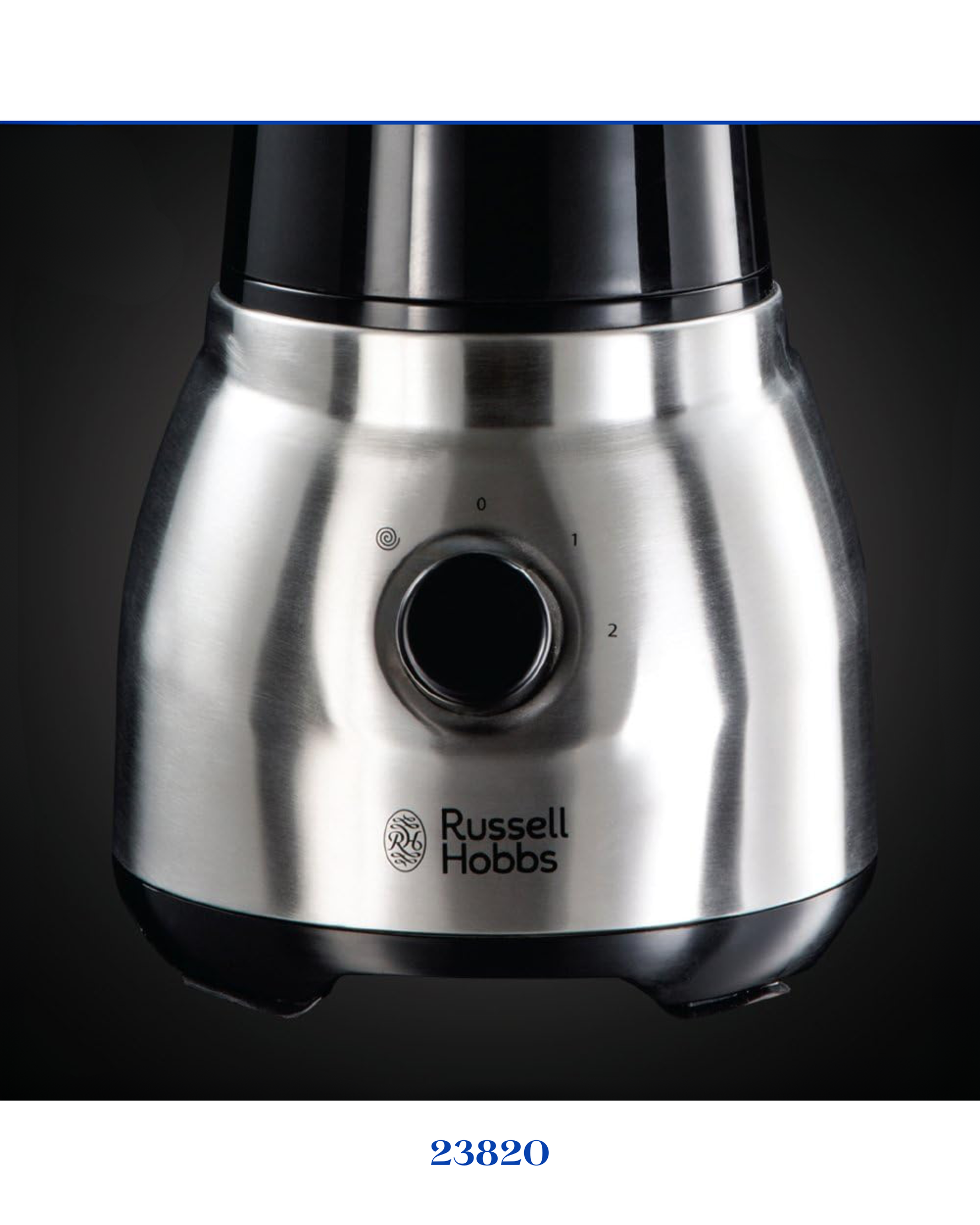 RUSSELL HOBBS STAINLESS STEEL JUG GLASS BLENDER 600W