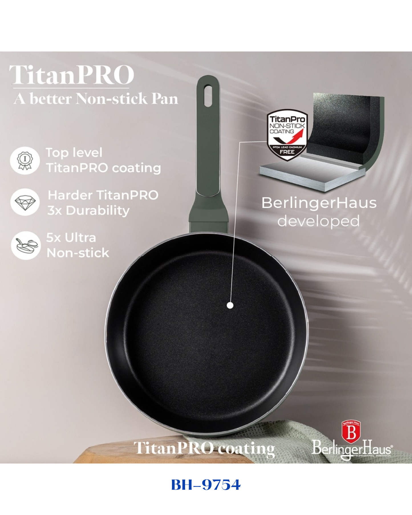 BERLINGER HAUS FLIP FRYPAN 26 CM