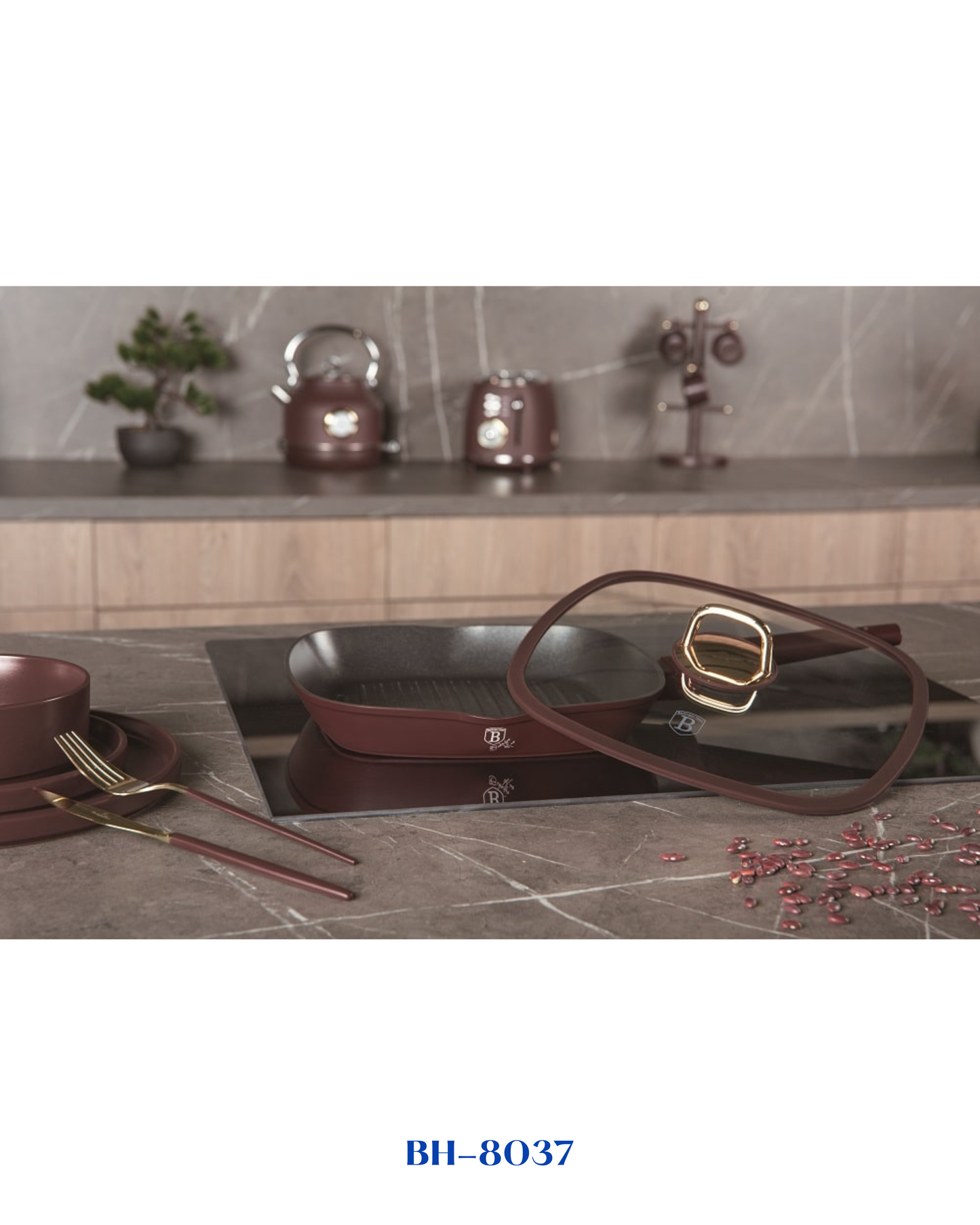 BERLINGER HAUS GRILL PAN WITH LID 28 CM