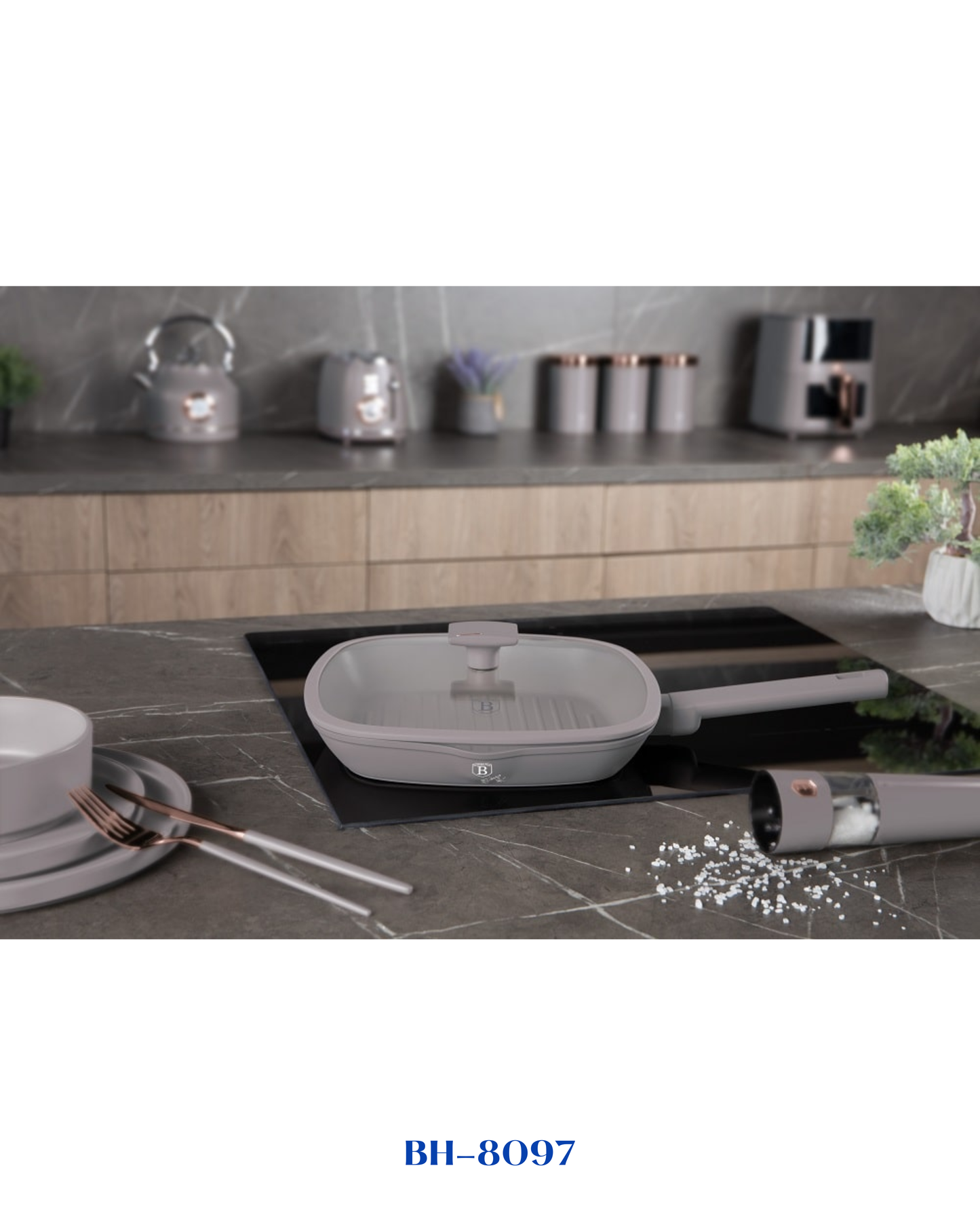 BERLINGER HAUS GRILL PAN WITH LID 28 CM