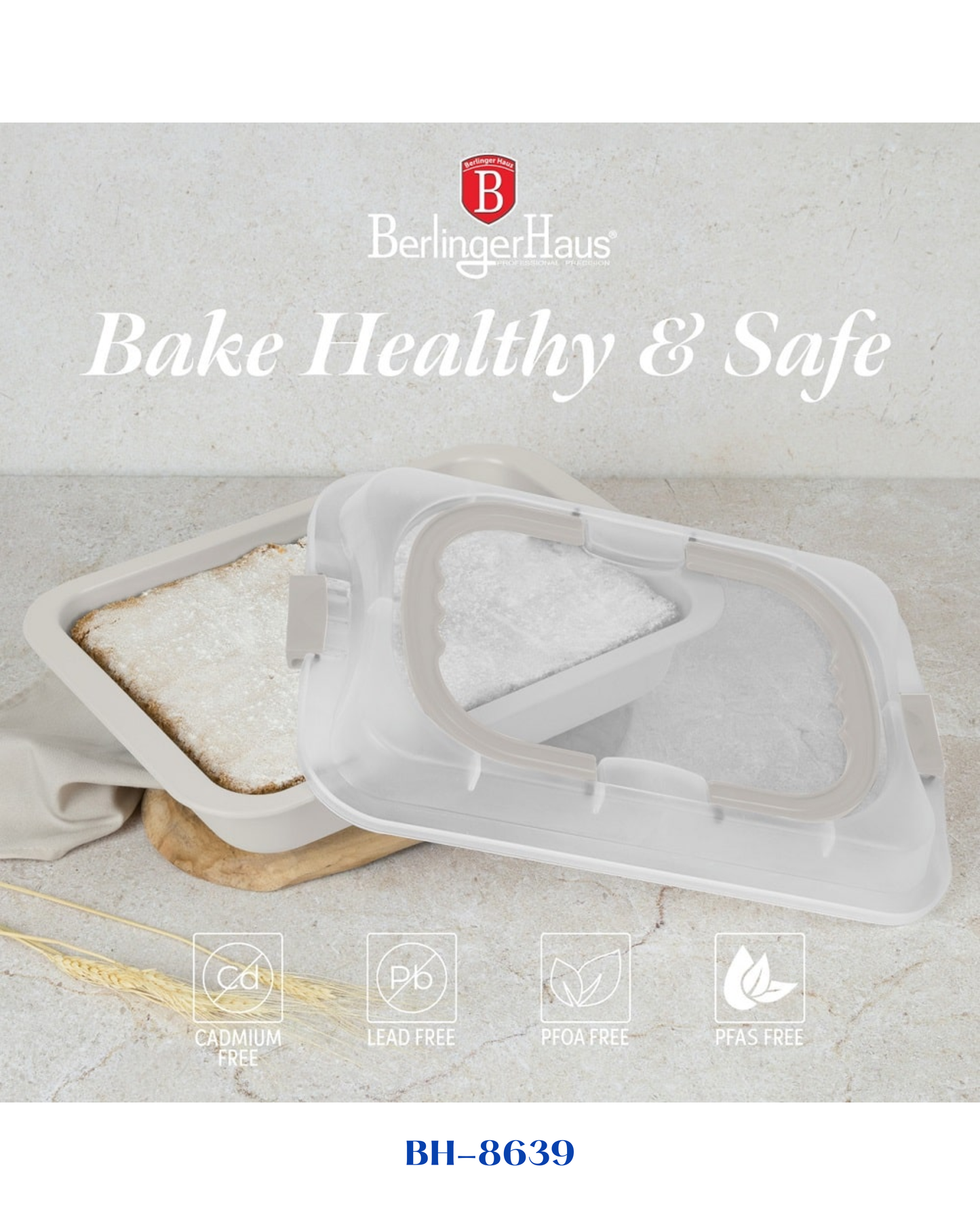 BERLINGER HAUS OBLONG ROASTER WITH LID