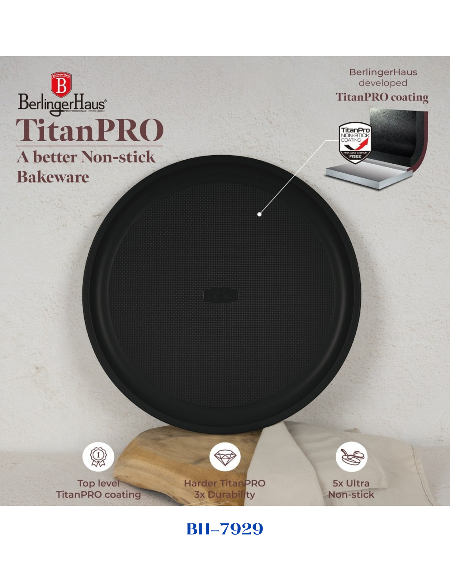 BERLINGER HAUS PIZZA PAN 32 CM