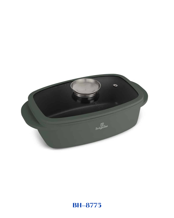 BERLINGER HAUS ROASTER WITH GLASS LID AND AROMA KNOB