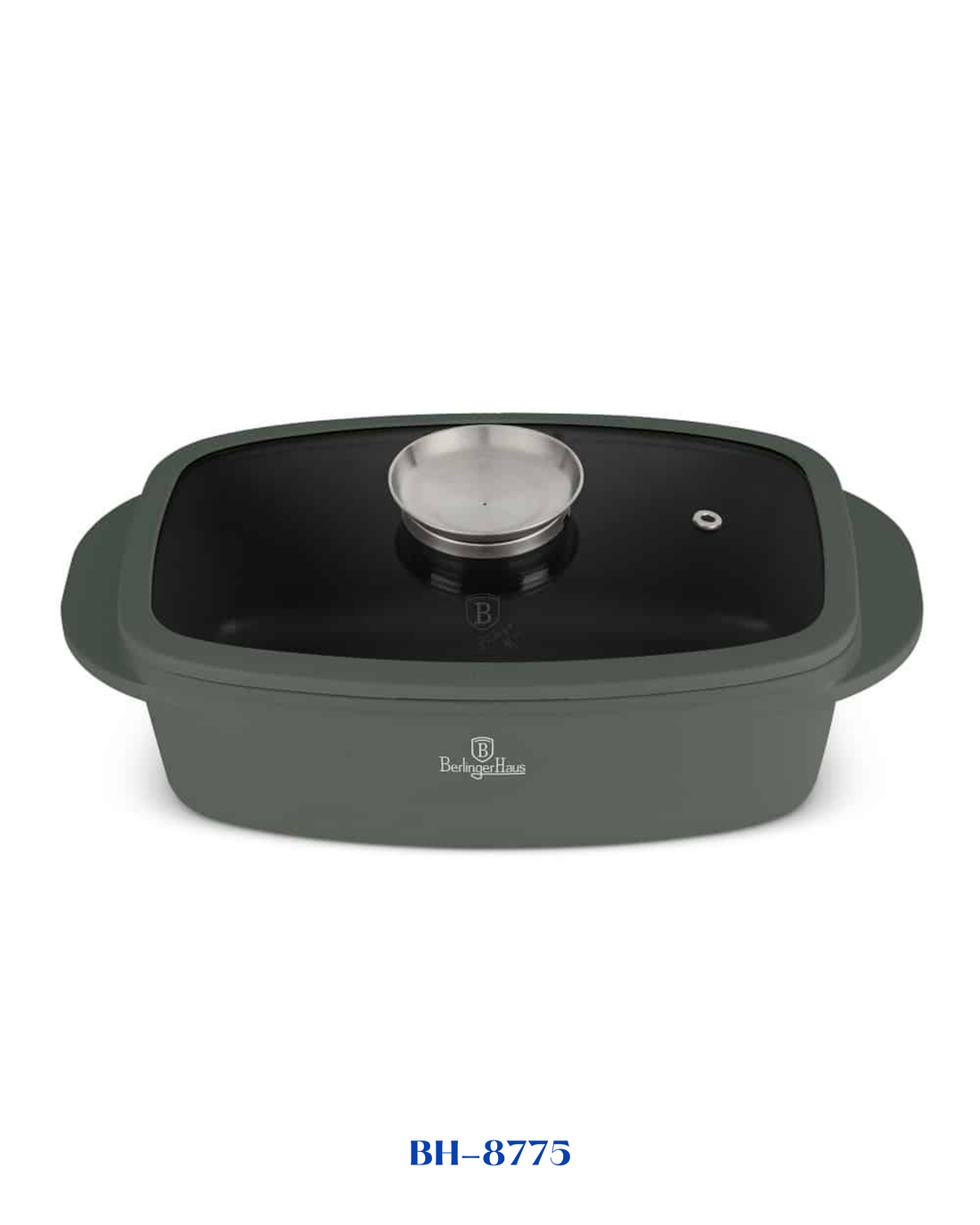 BERLINGER HAUS ROASTER WITH GLASS LID AND AROMA KNOB
