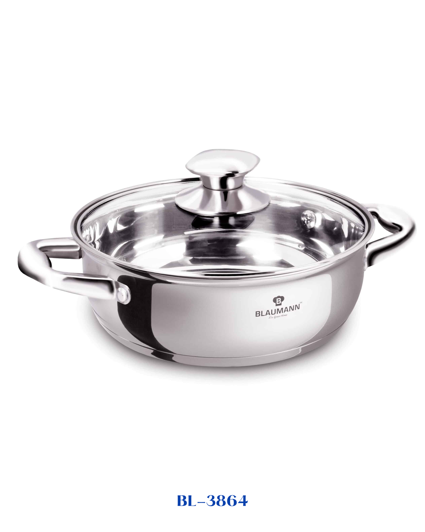 BERLINGER HAUS SHALLOW POT WITH LID 20CM