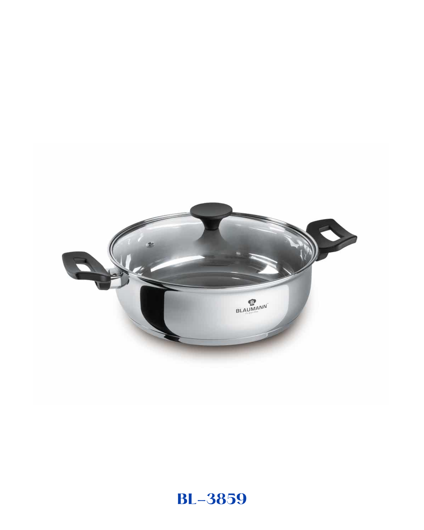 BERLINGER HAUS SHALLOW POT WITH LID 28CM