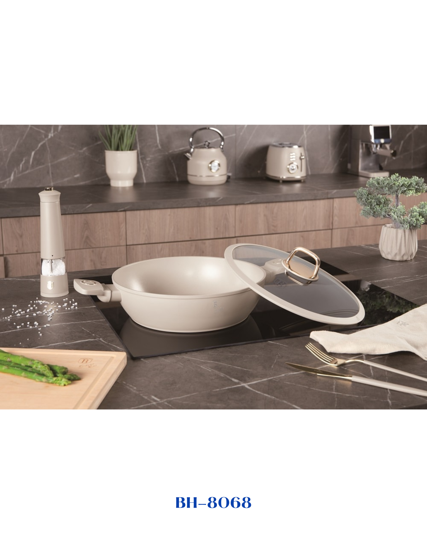 BERLINGER HAUS SHALLOW POT WITH LID 28CM