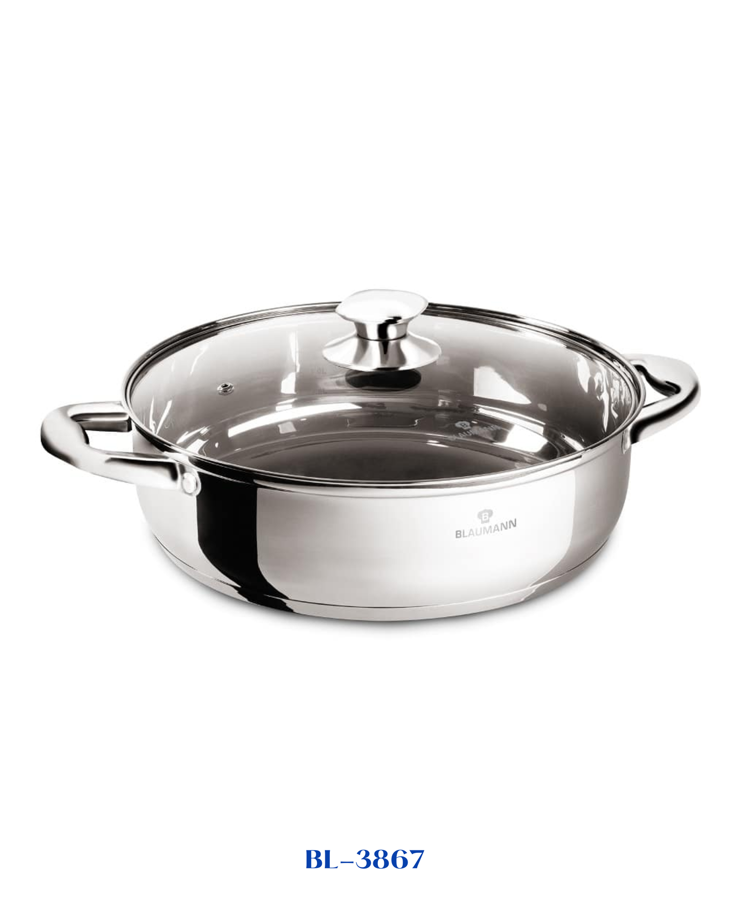 BERLINGER HAUS SHALLOW POT WITH LID 28CM