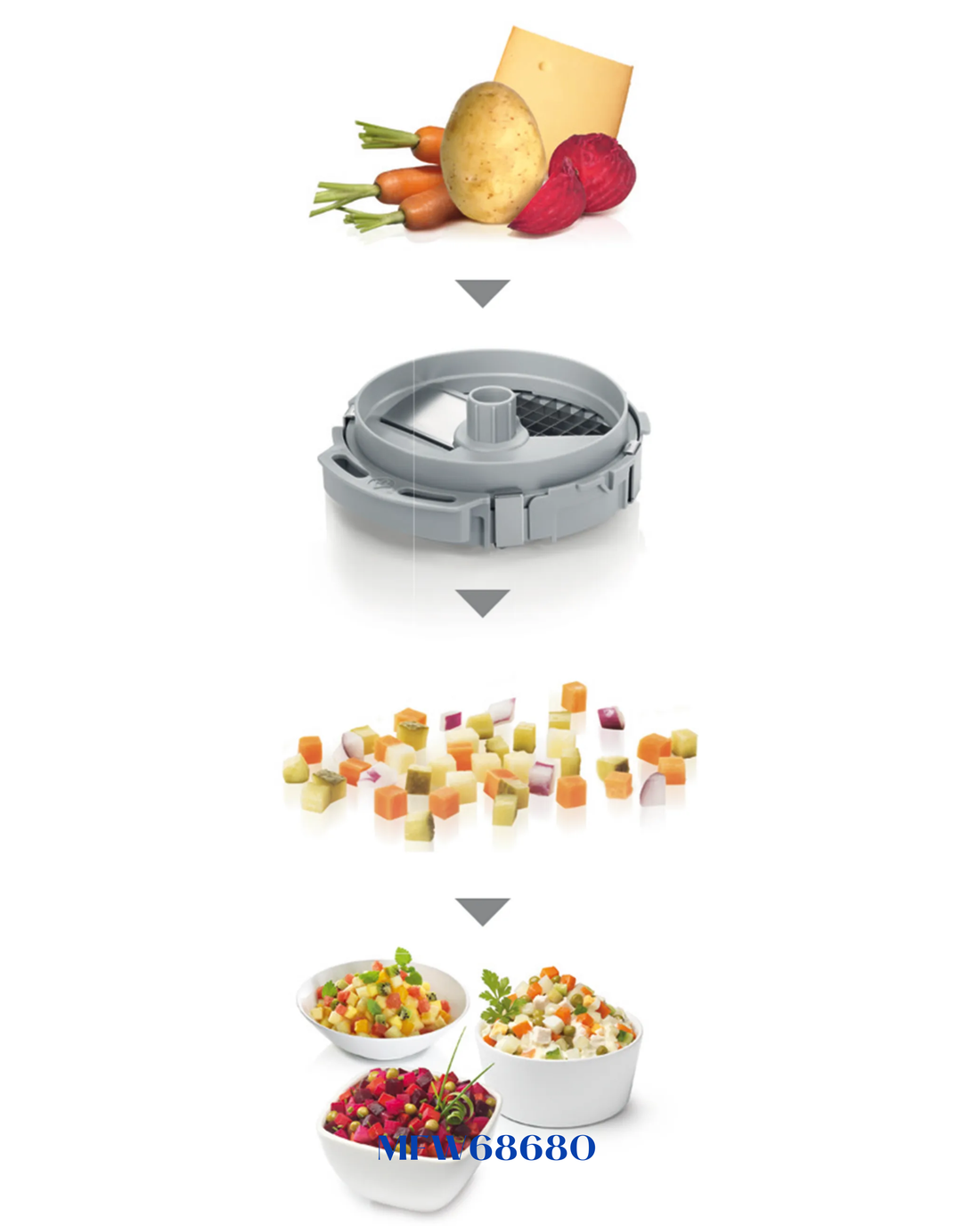 BOSCH PROPOWER MEAT GRINDER BLACK/CHROME 2200W