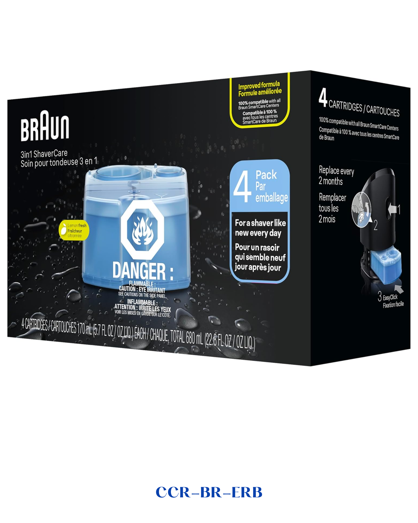 BRAUN CLEAN & RENEW REFILL CARTRIDGES
