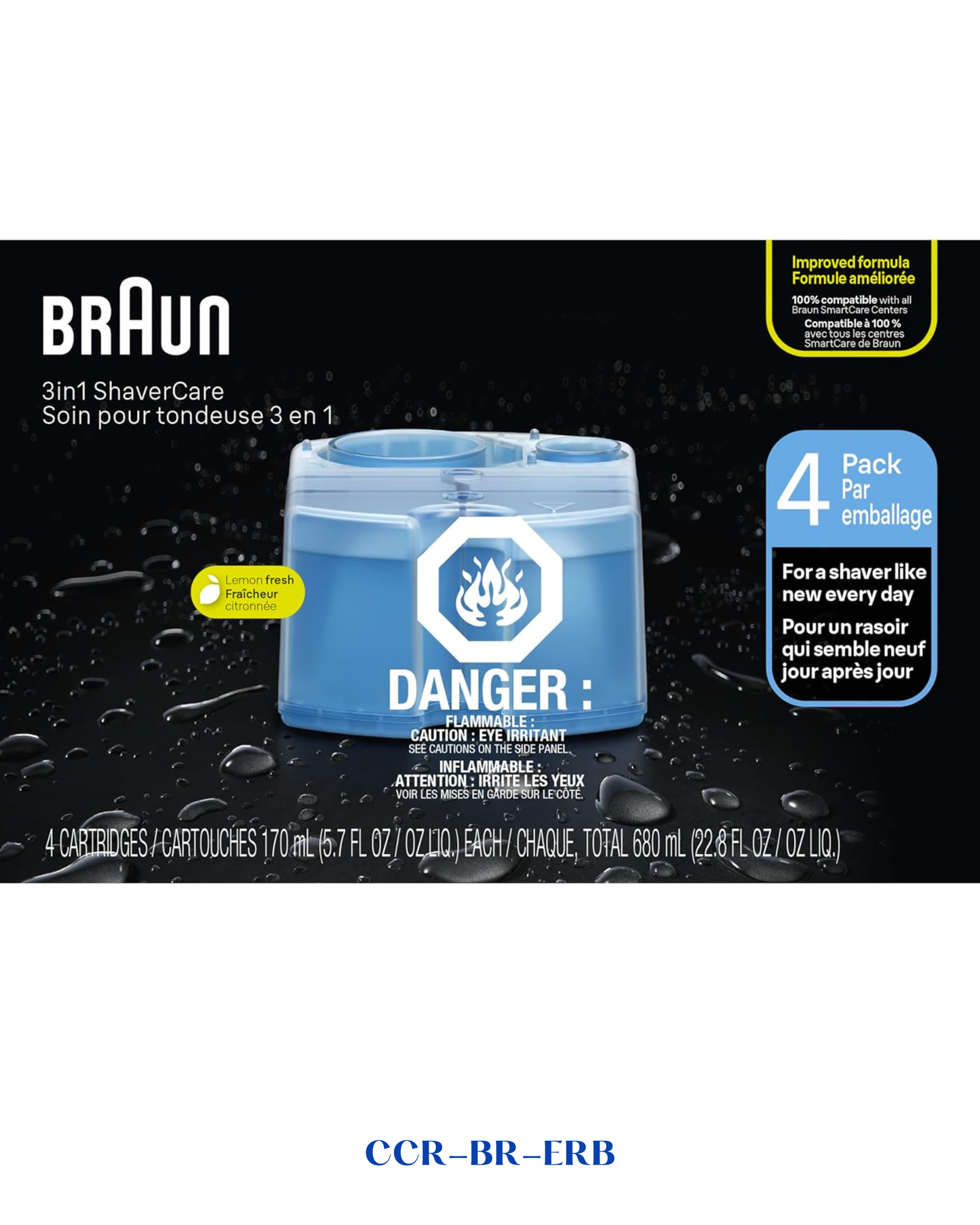 BRAUN CLEAN & RENEW REFILL CARTRIDGES