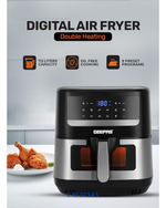 GEEPAS DOUBLE HEATING DIGITAL AIR FRYER