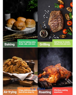 GEEPAS DOUBLE HEATING DIGITAL AIR FRYER