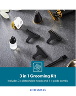 GEEPAS 3-IN-1 GROOMING KIT