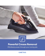 GEEPAS STEAM IRON WITH SELF-CLEAN FUNCTION