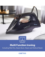 GEEPAS STEAM IRON WITH SELF-CLEAN FUNCTION