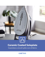 GEEPAS STEAM IRON WITH SELF-CLEAN FUNCTION