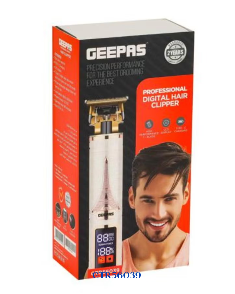 GEEPAS PROFESSIONAL DIGITAL HAIR CLIPPER