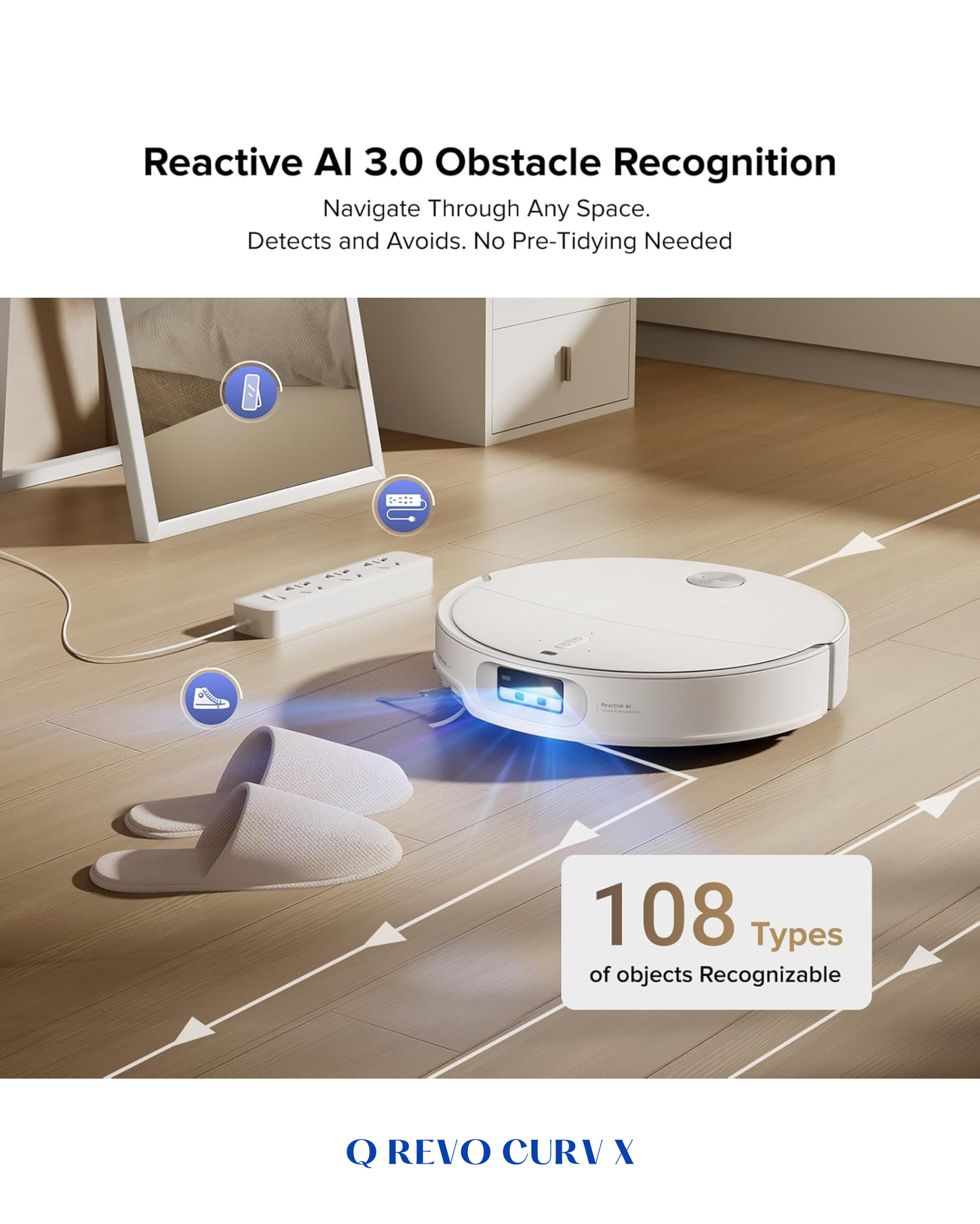ROBOROCK QREVO CURVX VACUUM AND MOP 22000PA-WHITE