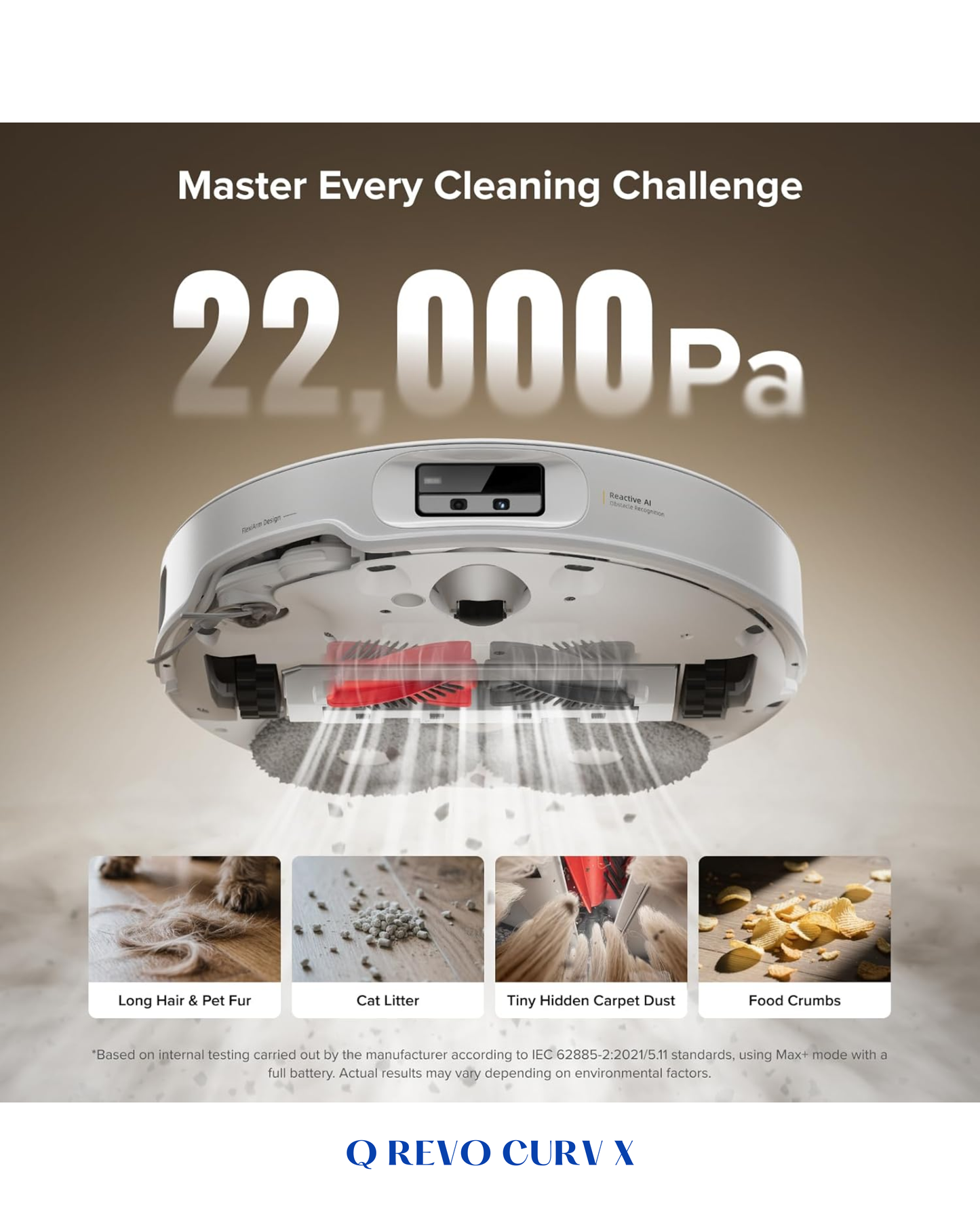 ROBOROCK QREVO CURVX VACUUM AND MOP 22000PA-WHITE