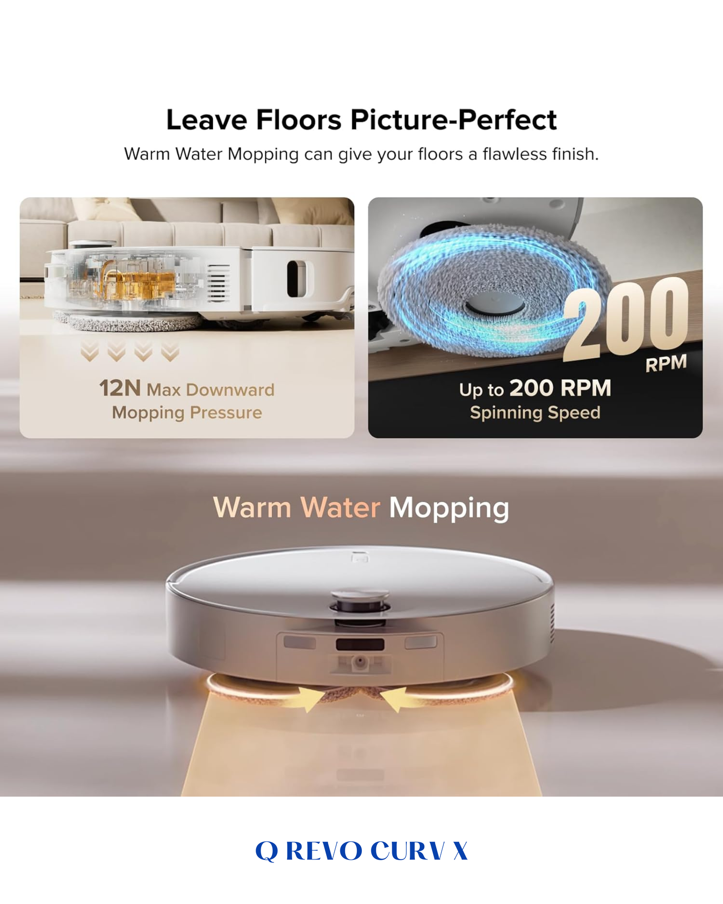 ROBOROCK QREVO CURVX VACUUM AND MOP 22000PA-WHITE