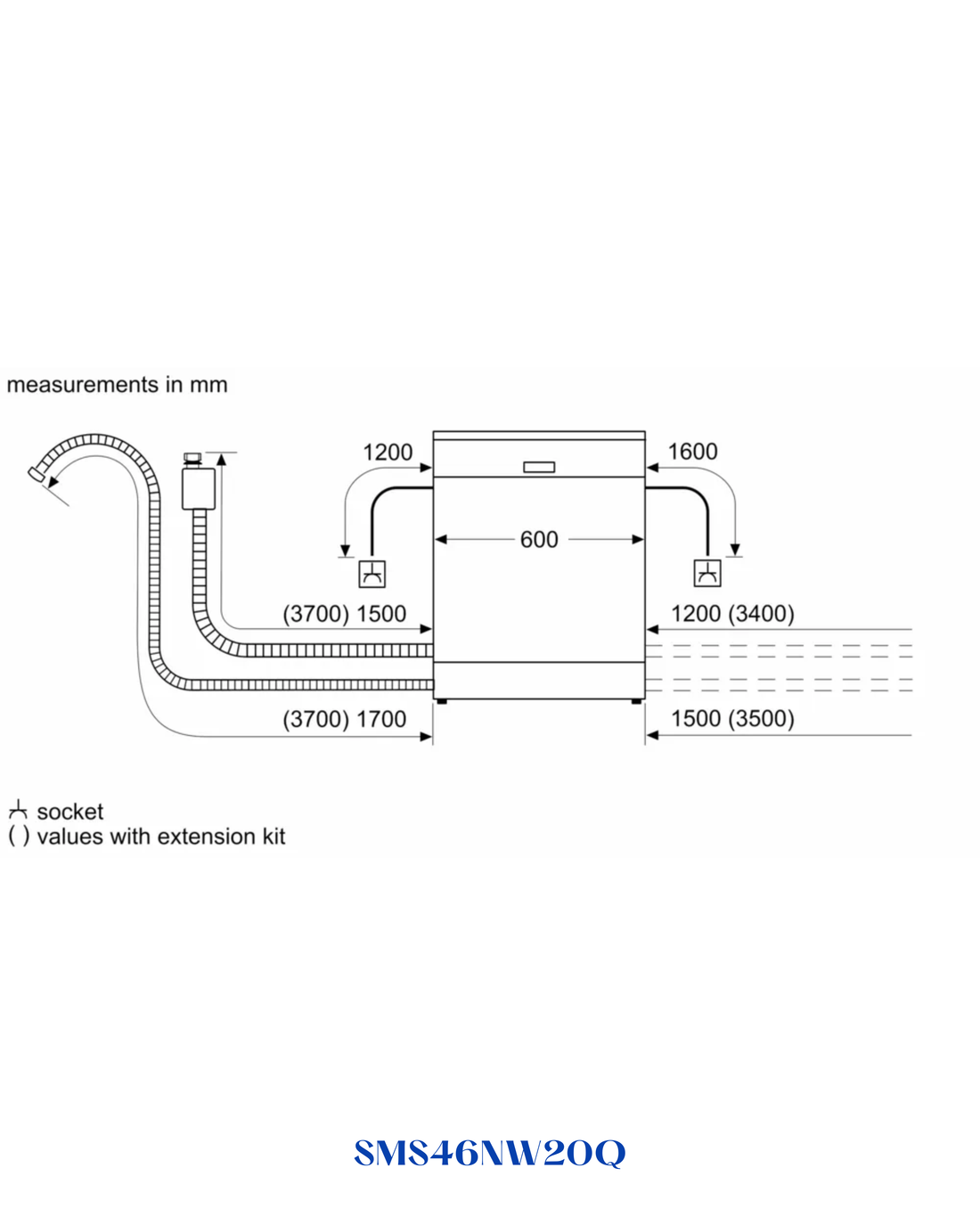 BOSCH DISHWASHER FREE-STANDING