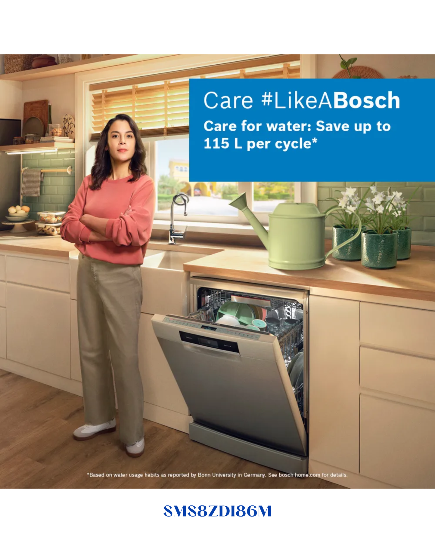 BOSCH DISHWASHER SILVER SERIES 8 FREE-STANDING