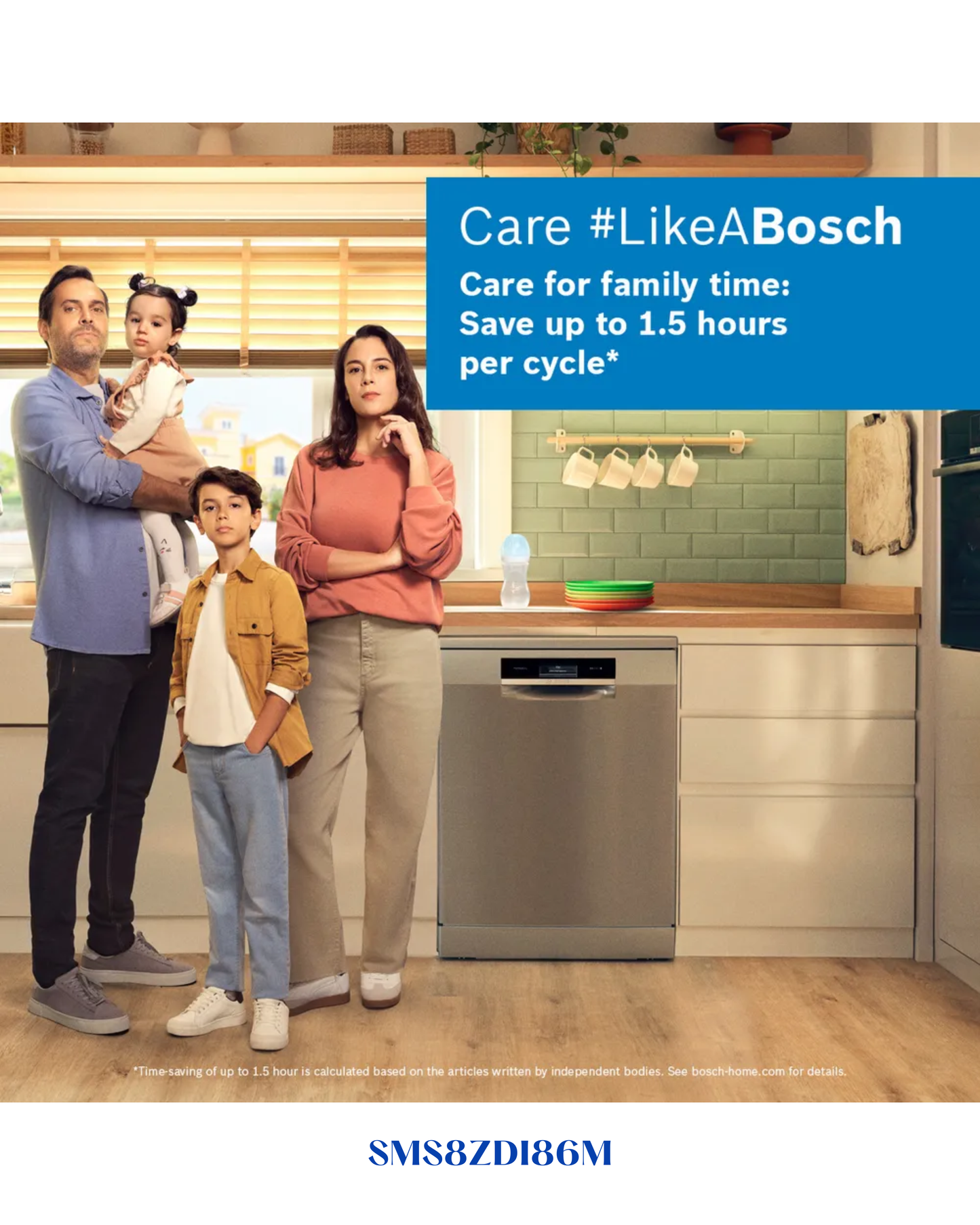 BOSCH DISHWASHER SILVER SERIES 8 FREE-STANDING