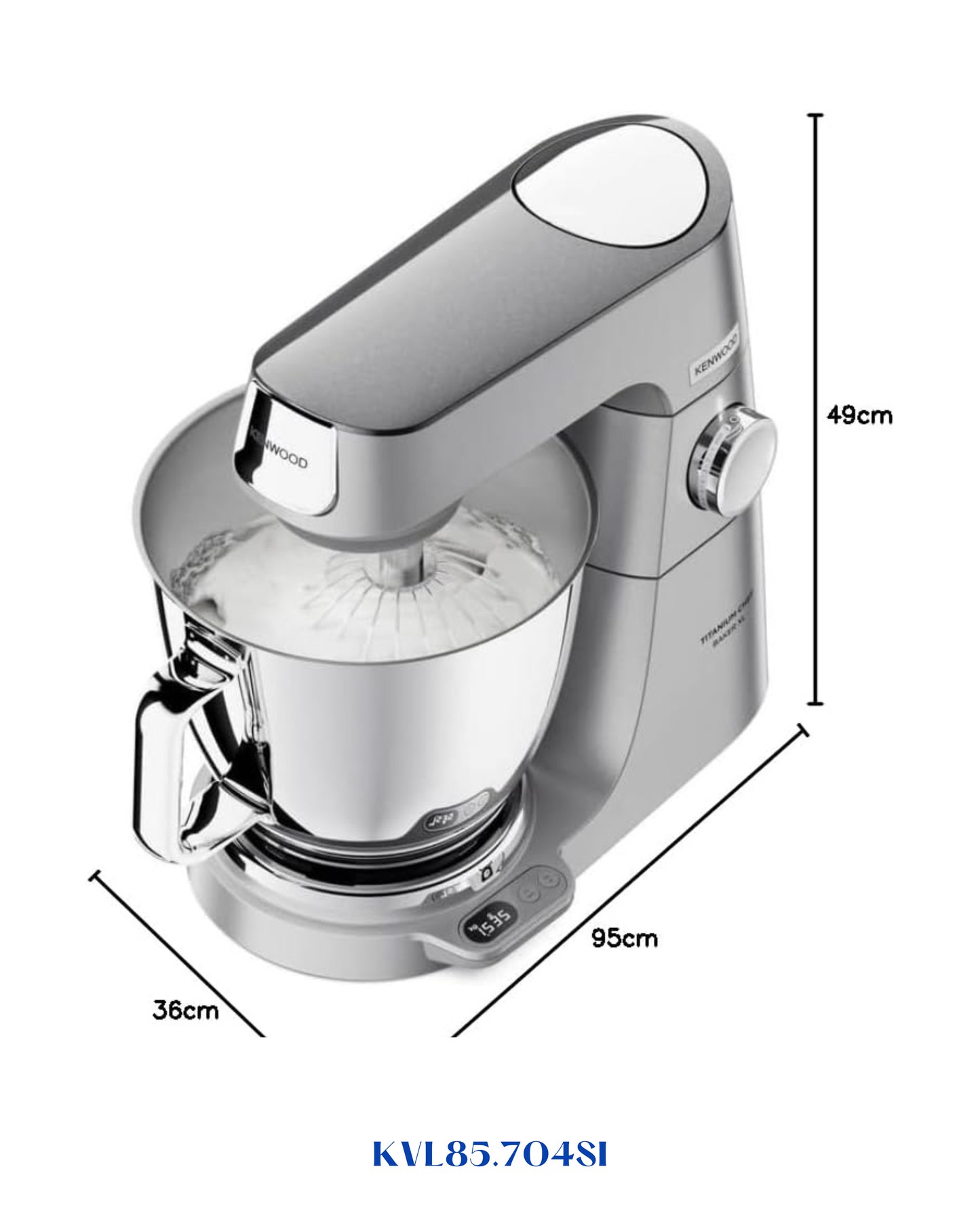 KENWOOD TITANIUM CHEF BAKER XL 1200W 7L