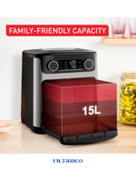 TEFAL EASY MULTIFUNCTION  AIR FRYER OVEN 9IN1-1800W-15 L