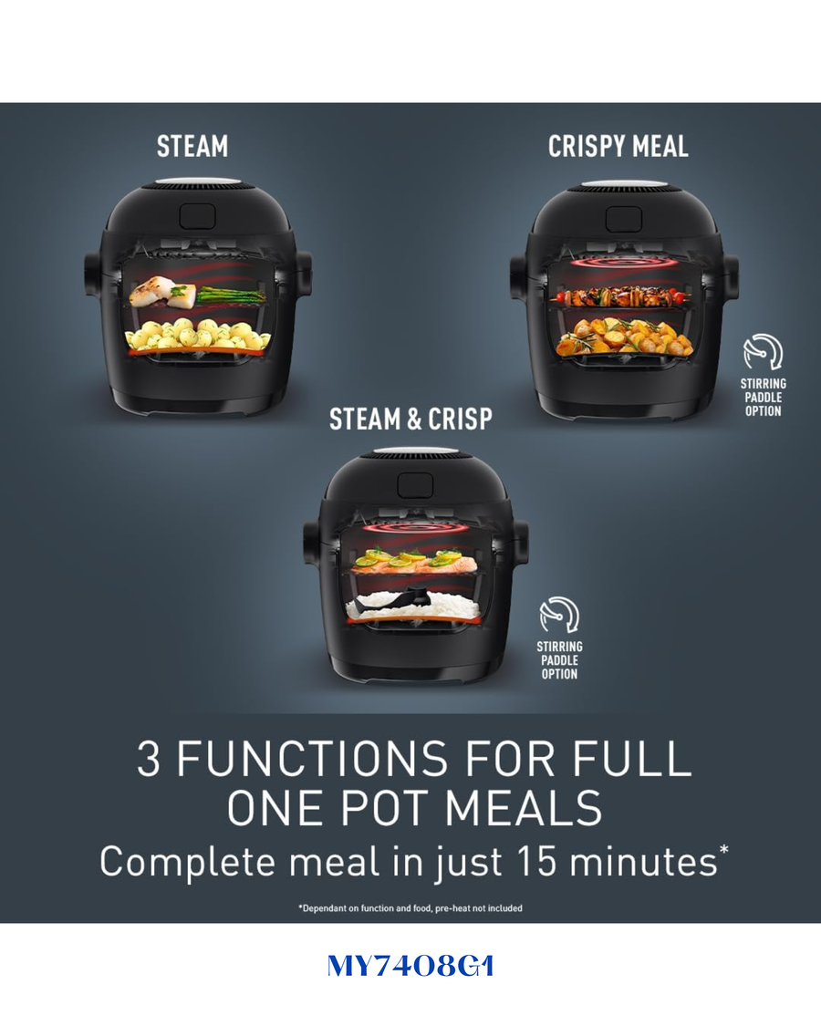 TEFAL MULTICOOK ACTIFRY RAPID MULTI COOKER & AIR FRYER 6L 1334W